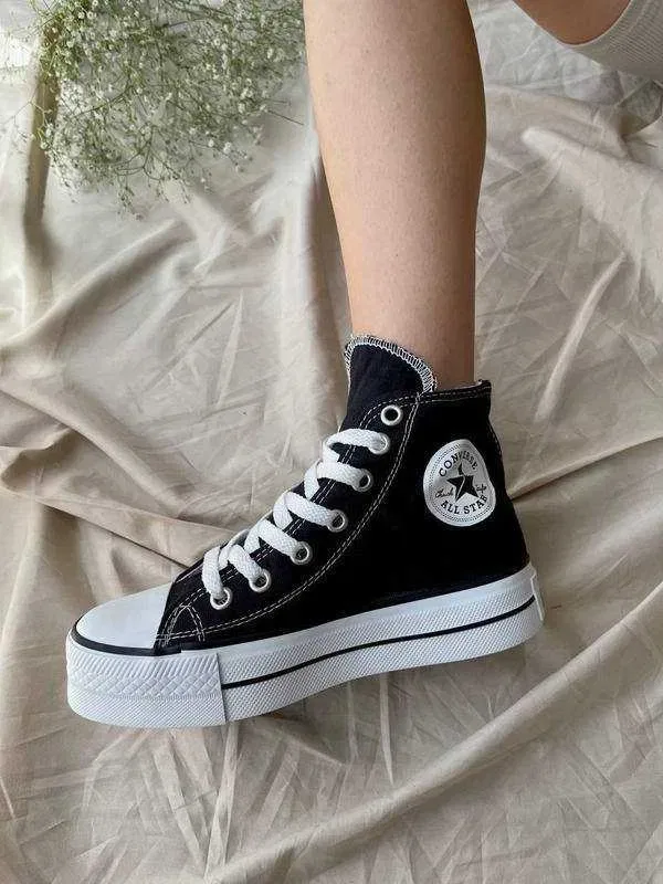 Converse All Star Platform конверси олл стар на платформі НАЛОЖКА — фото 2