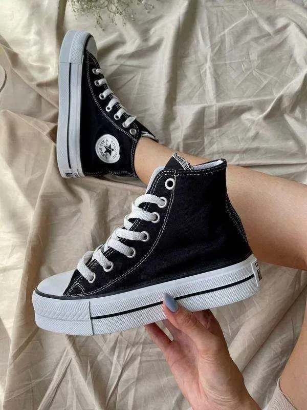 Converse All Star Platform конверси олл стар на платформі НАЛОЖКА — фото 4