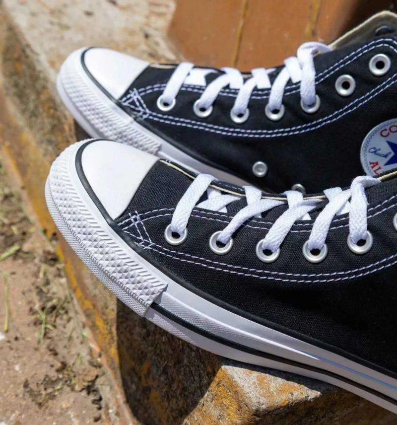 Converse Chuck Taylor All Star Hi Black Чорні конверси високі класика — фото 2