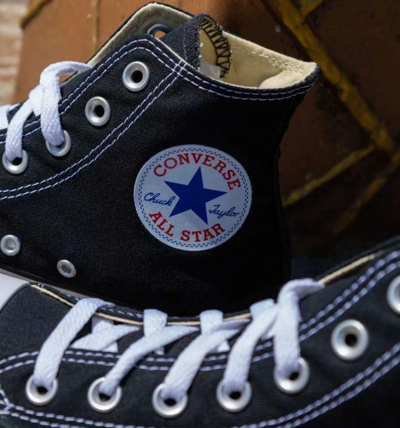 Converse Chuck Taylor All Star Hi Black Чорні конверси високі класика — фото 3