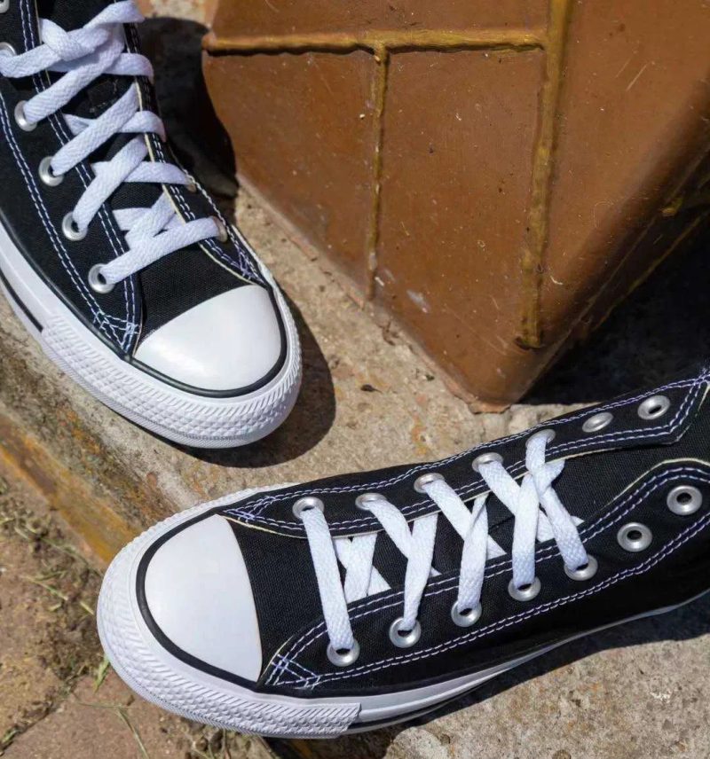 Converse Chuck Taylor All Star Hi Black Чорні конверси високі класика — фото 5