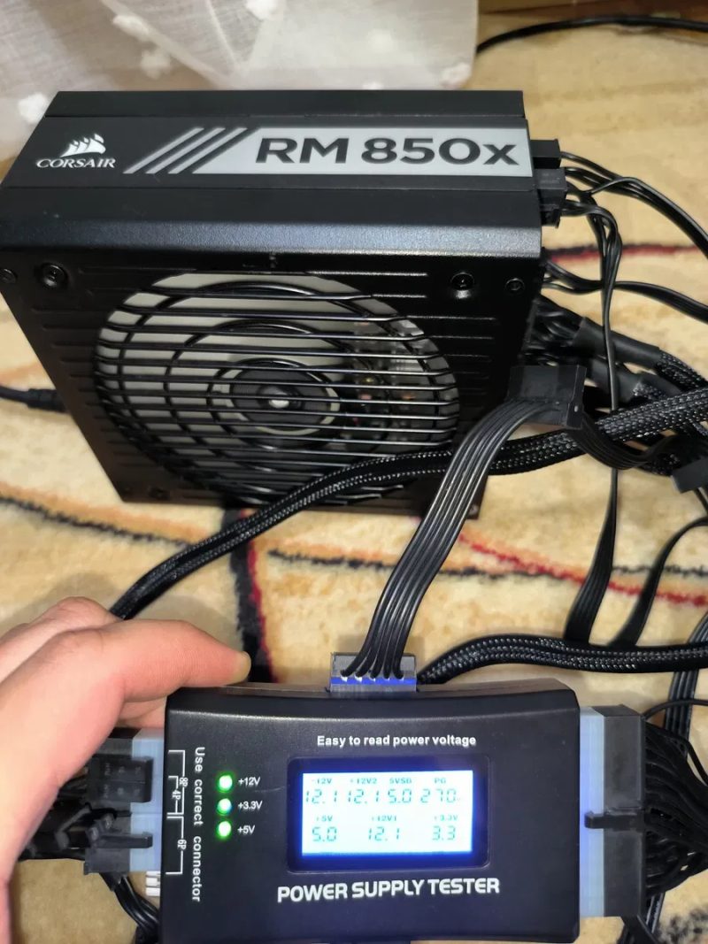 Corsair RM850x 80 Plus Gold 2020 рік Блок живлення ігровий модульний gtx rtx gt rx mx gaming oc — фото 2