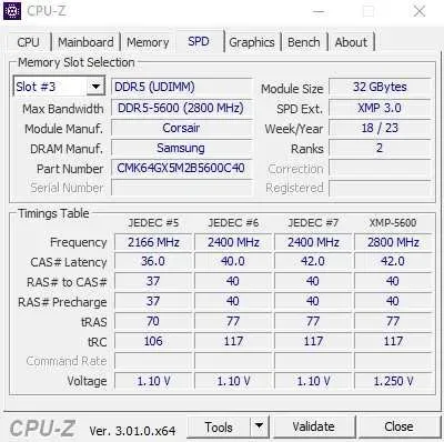 Corsair Vengeance DDR5 64GB 2×32GB 5200MHz — фото 4