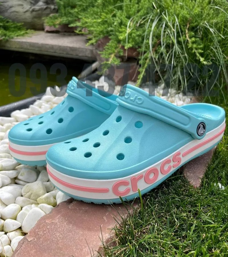 Crocs Bayaband Clog White Pink Lavender Grey Жіночі Крокси Сабо Crocs — фото 4