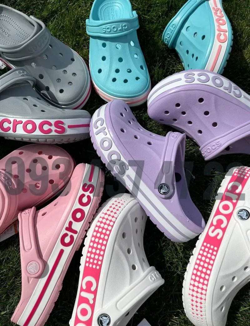 Crocs Bayaband Clog White Pink Lavender Grey Жіночі Крокси Сабо Crocs — фото 7