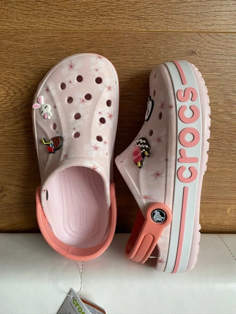 Crocs bayaband floral крокси жіночі сакура квіточки 36 37 38 39