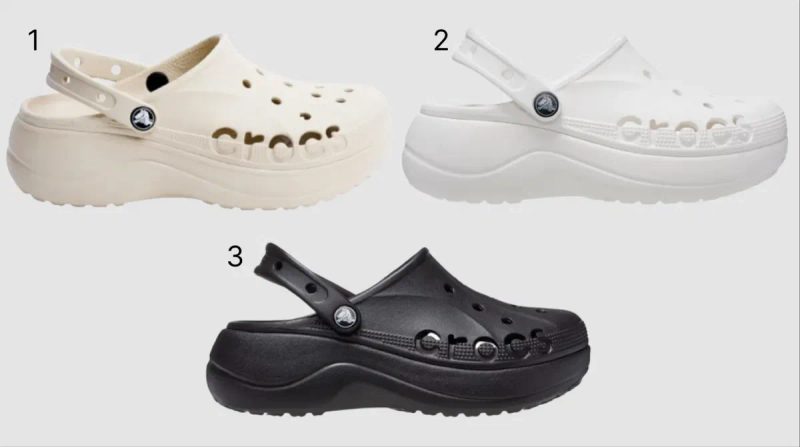 Crocs Classic Baya Platform Clog Black жіночі крокс — фото 3