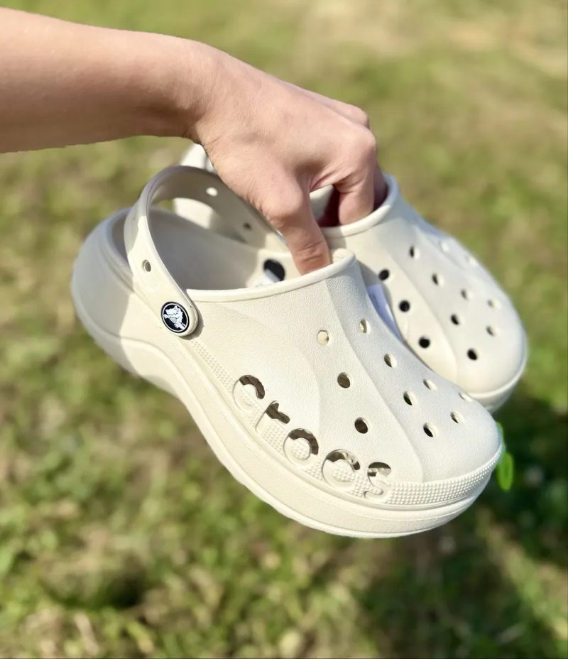 Crocs Classic Baya Platform Clog Bone жіночі крокс — фото 2