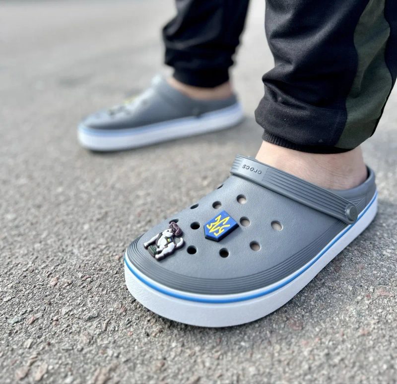 Crocs Сабо Off Court Charcoal унісекс крокс — фото 2