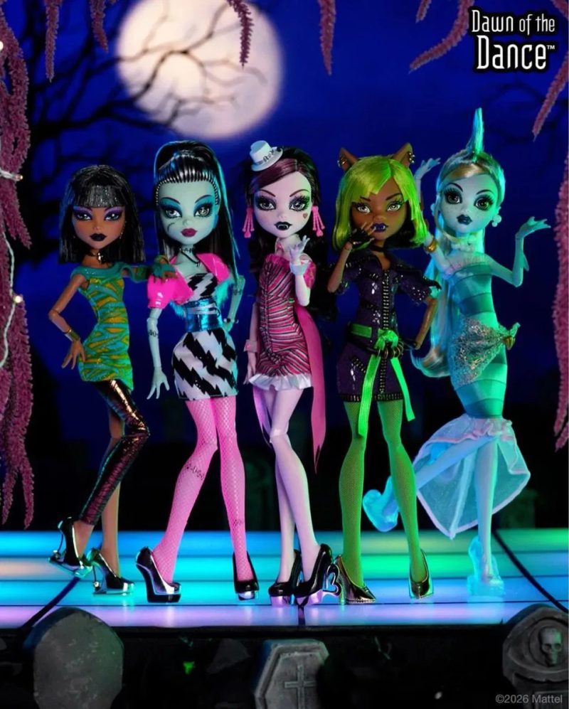 Dawn of the dance Monster High Монстер хай лагуна дракулаура клодін френкі клео френки клодин лора Світанок танцю Розквіт танцю репро репродукція — фото 2