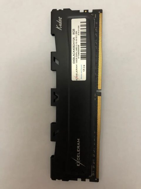 DDR4 8Gb 2400 Exceleram Kudos Black | тягне 3000 МГц