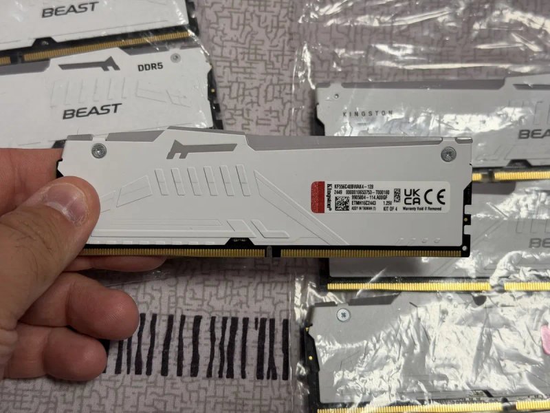 DDR5 HyperX Fury RGB 5600 MHZ 128GB 2 комплекта — фото 3