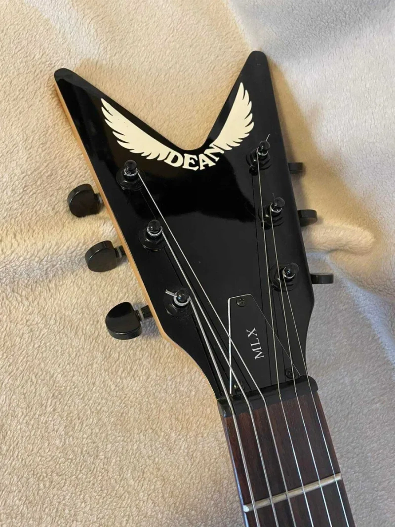 Dean MLX 2013 ML-Style Китай в кейсе Epiphone, схема Н-Н (апгрейд хамбакеров), состояние отличное ЕСТЬ ВМДЕО — фото 6