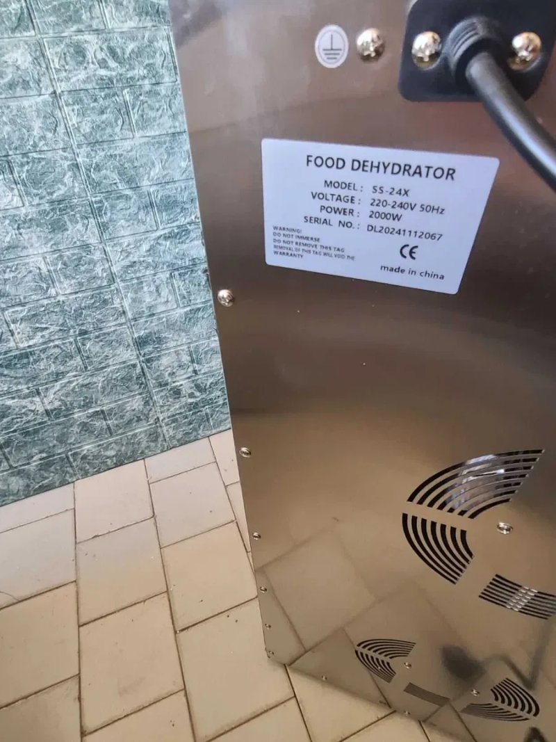 Дегідратор Сушка Сушарка для грибів фруктів м"яса 20-24 лотки 2 кВт — фото 6