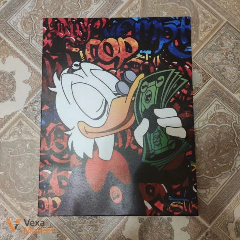 Декоративний постер The Smell Of Money на полотні 50×65 см