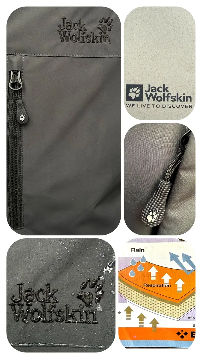 Демісезонна куртка Jack Wolfskin. Мужская куртка — фото 7