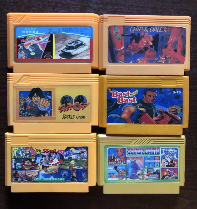 Dendy (Денді): Battletoads & Double Dragon, Aladdin Addams Family, Toki Joe and Mac, Chip and Dales, Ton and Jerry, Terminator Buck Ohare, Godzila — фото 3