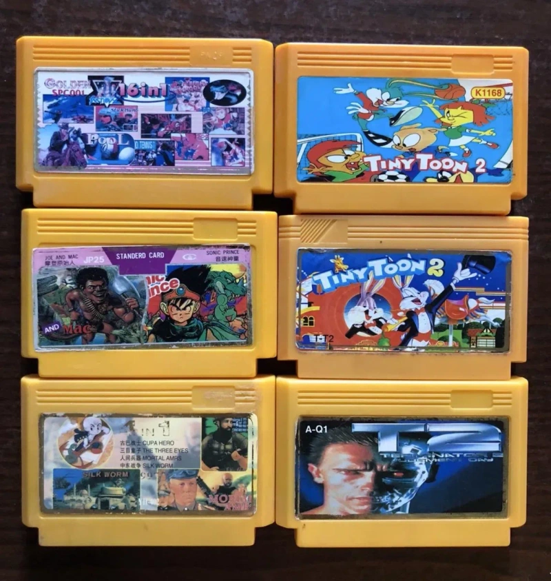 Dendy (Денді): Battletoads & Double Dragon, Aladdin Addams Family, Toki Joe and Mac, Chip and Dales, Ton and Jerry, Terminator Buck Ohare, Godzila — фото 4