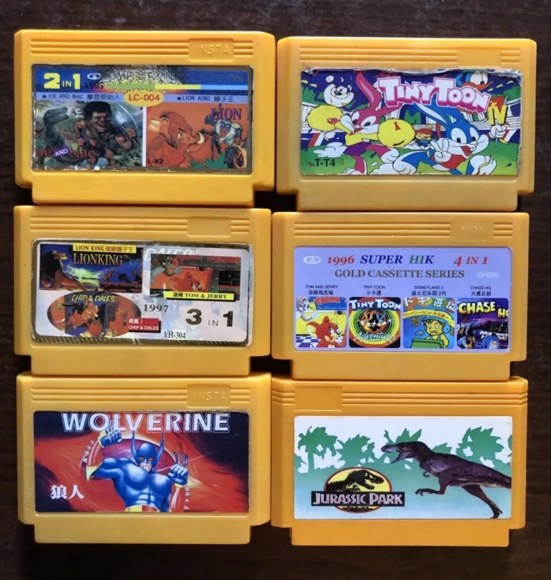Dendy (Денді): Battletoads & Double Dragon, Aladdin Addams Family, Toki Joe and Mac, Chip and Dales, Ton and Jerry, Terminator Buck Ohare, Godzila — фото 7