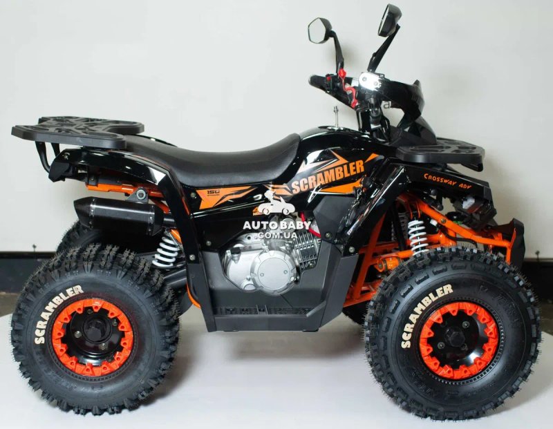 Детскикий Подростковый Квадроцикл Comman Hunter Scrambler 150 Black ! — фото 3