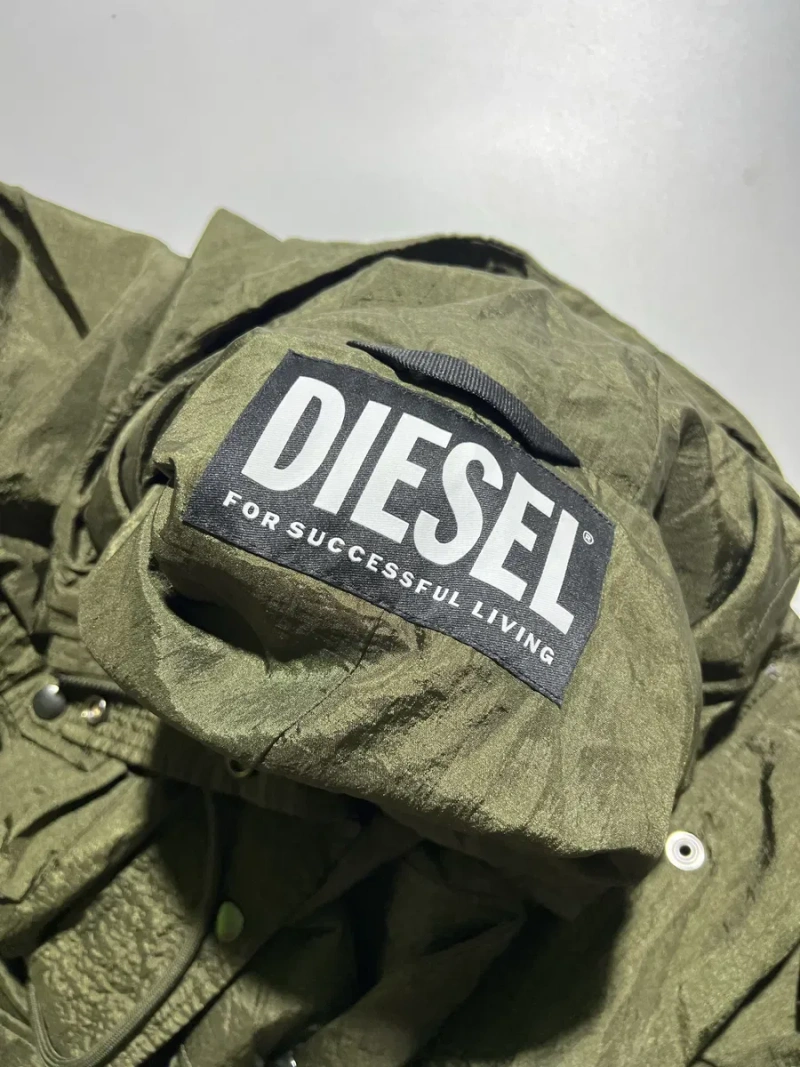 Diesel G-Neva R оверсайз нейлонова куртка з карманами — фото 4