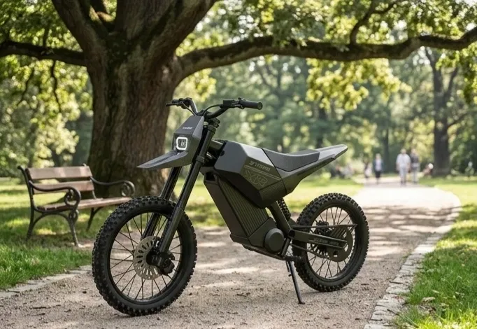 Діртбайк електричний Corso Storm E-2500 Neo XR-34090 (1) рама сталева, двигун 2500W, акумулятор літієвий 60V27AH — фото 3