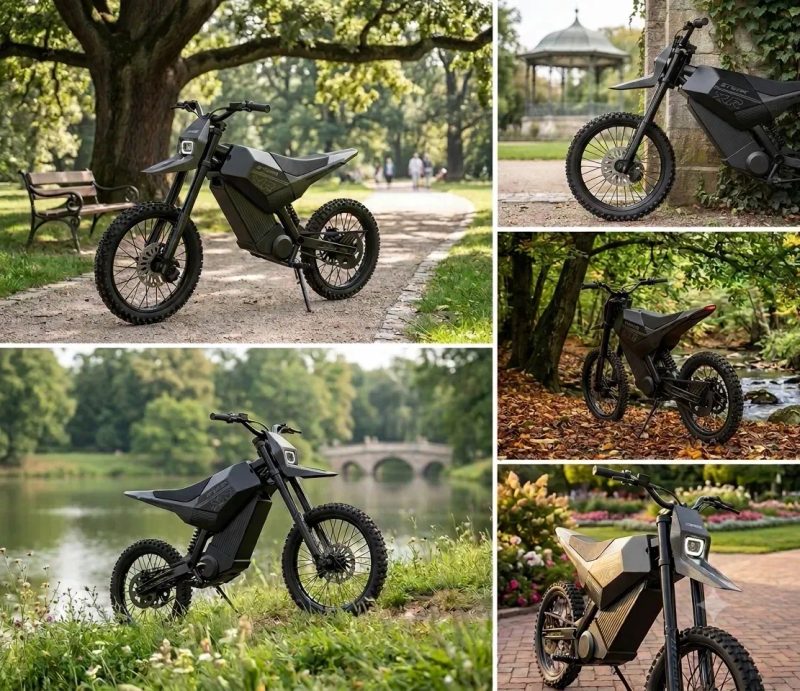 Діртбайк електричний Corso Storm E-2500 Neo XR-34090 (1) рама сталева, двигун 2500W, акумулятор літієвий 60V27AH — фото 4