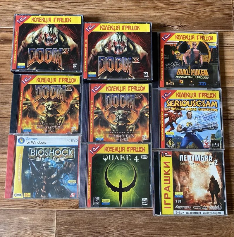 Диски для ПК: Resident Evil, Dino Crisis, Шорох Alone in the Dark Postal Doom Painkiller Пенумбра Warcraft Quake LA Noire Suffering, Call of Cthulhu — фото 5