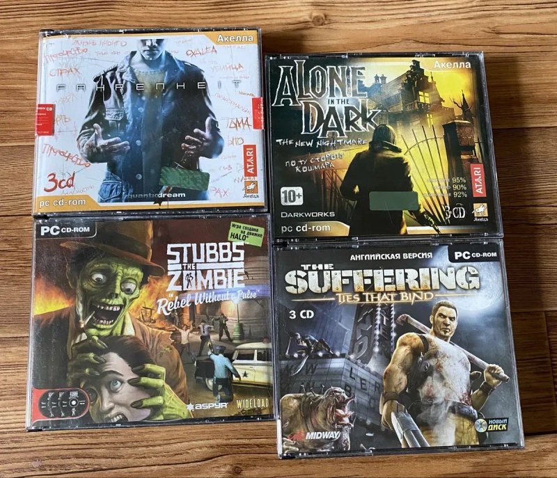 Диски для ПК: Resident Evil, Dino Crisis, Шорох Alone in the Dark Postal Doom Painkiller Пенумбра Warcraft Quake LA Noire Suffering, Call of Cthulhu — фото 8