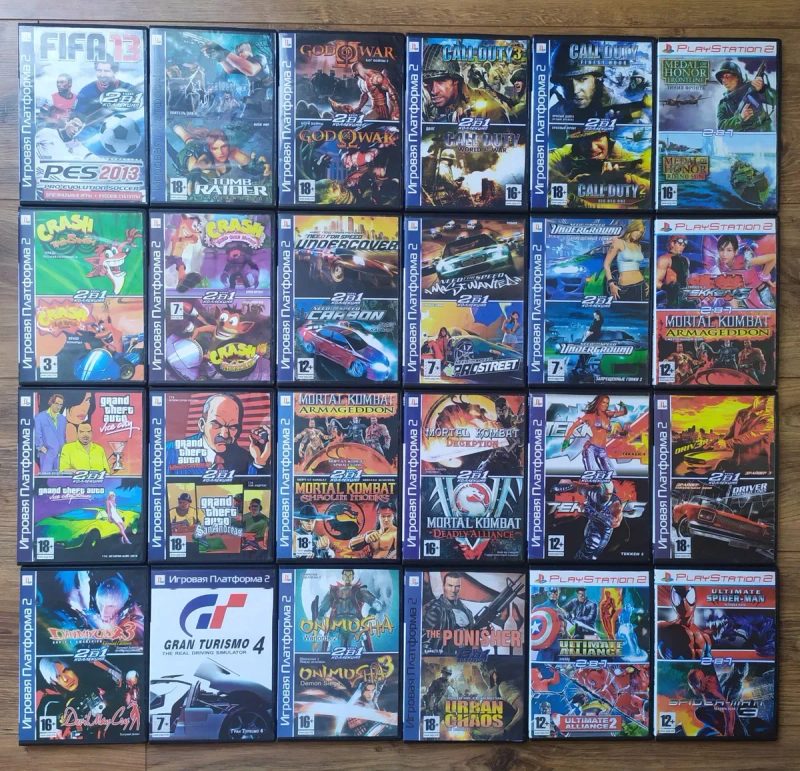 Диски/ігри для PlayStation 1/PlayStation 2/PS2/ПС2/PS1/PS2 (Розпродаж великої колекції ігор). — фото 2