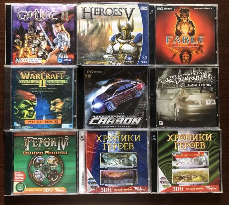 Диски PC (ПК): Герои Каратель Prototype Stalker Зов Припяти Шорох Warcraft Петька Готика Mortal Kombat, Silent Hill Казаки Diablo FEAR WarCraft — фото 4