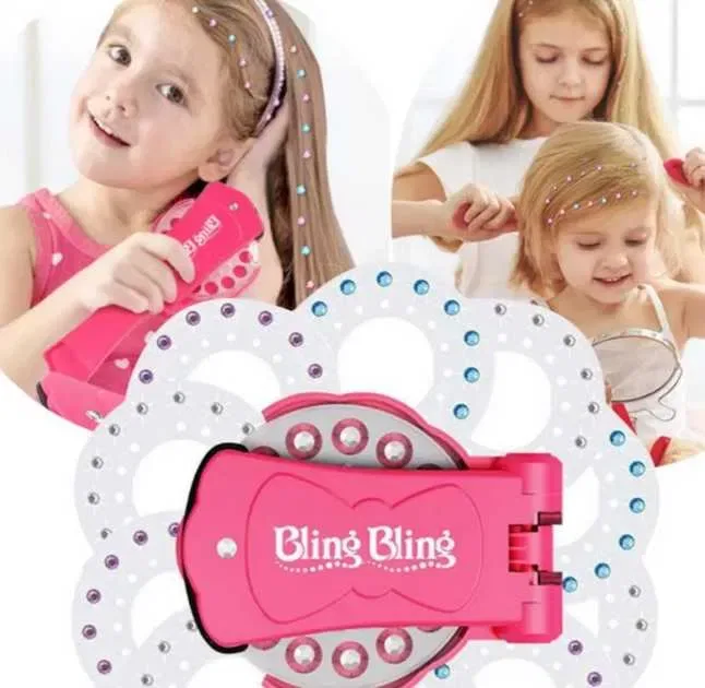 Дитячий стайлер для волосся Baby Bling, стрази на волосся для дітей — фото 6
