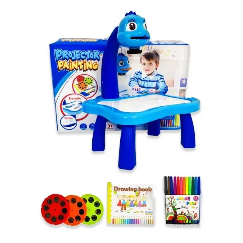 Дитячий стіл для малювання з проектором 24 деталі Projector Painting — фото 5