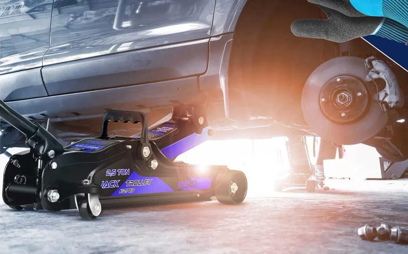 Домкрат Trolley Jack підкатний 2.5т гідравлічний домкрат подкатной — фото 2