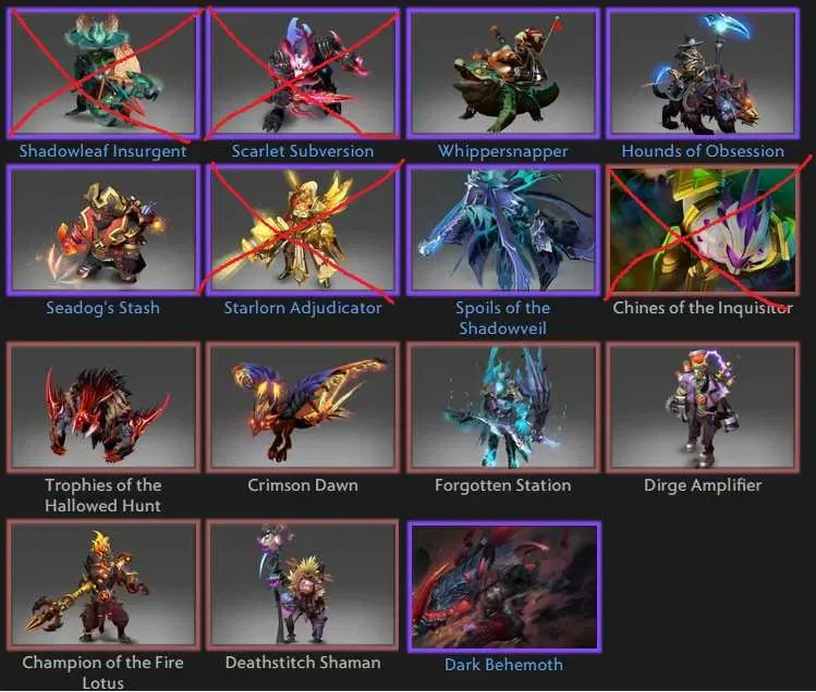 Dota 2 сеты collector’s cache Cosmic 2025 Heroes и не только — фото 4