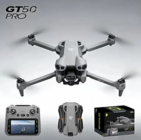 Дрон GT50 Pro повний розпродаж, з екраном та безколекторними двигунами