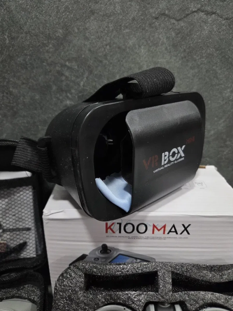 Дрон K100max з VR окулярами, міні дрон, дрон для початківців, дрон для дітей,дрон з камерою 8К, квадрокоптер — фото 5