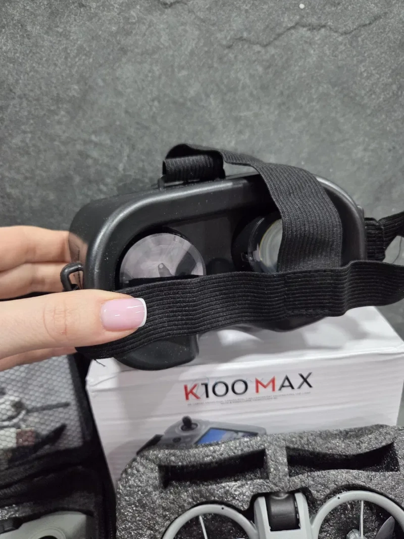 Дрон K100max з VR окулярами, міні дрон, дрон для початківців, дрон для дітей,дрон з камерою 8К, квадрокоптер — фото 6