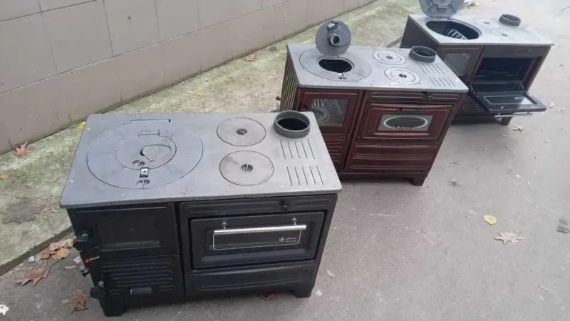 Дров'яна піч-кухня, камін з плитою та духовкою, чавунна Eforisi EFS-12R (Туречина) — фото 8