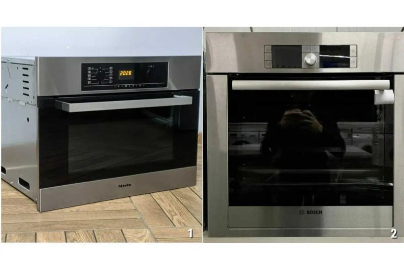 ДУХОВА Шафа з СВЧ Духовка BOSCH KT98763 45 60 см 2в1 Мікрохвильовка бу — фото 2