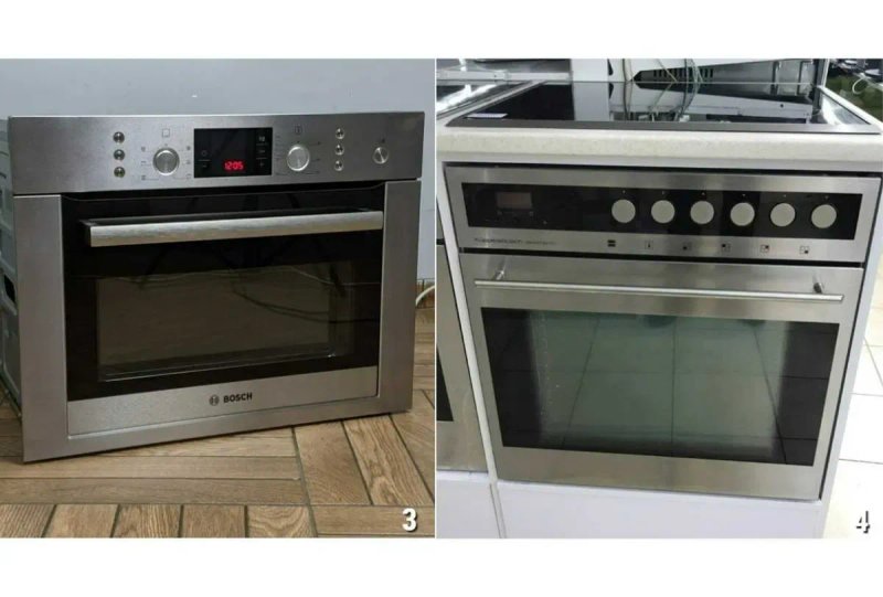 ДУХОВА Шафа з СВЧ Духовка BOSCH KT98763 45 60 см 2в1 Мікрохвильовка бу — фото 3