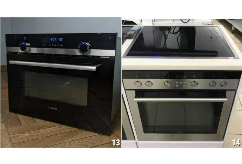 ДУХОВА Шафа з СВЧ Духовка BOSCH KT98763 45 60 см 2в1 Мікрохвильовка бу — фото 8