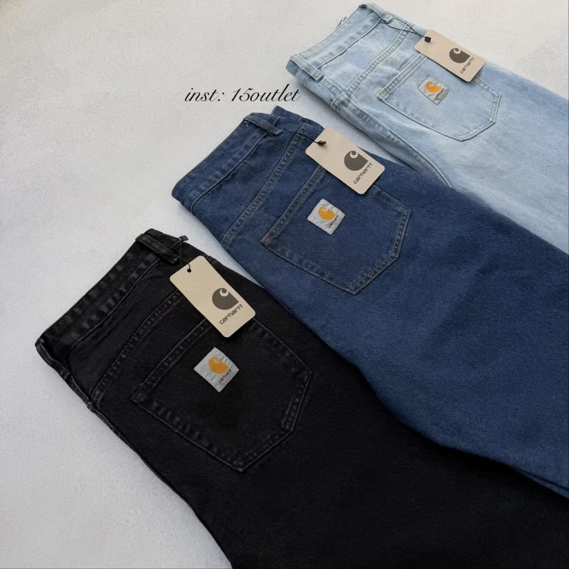 Джинси Carhartt Relaxed Fit Baggy Skate Чорні, Сині, Блакитні Джинсы Штаны Кархарт — фото 2