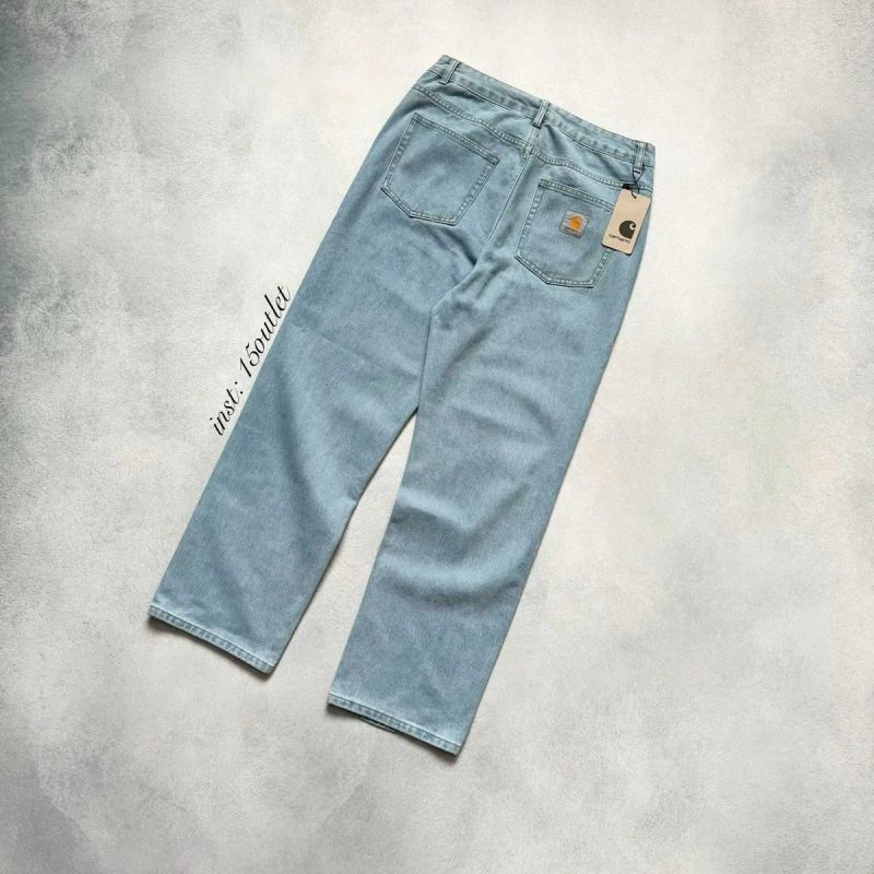 Джинси Carhartt Relaxed Fit Baggy Skate Чорні, Сині, Блакитні Джинсы Штаны Кархарт — фото 4