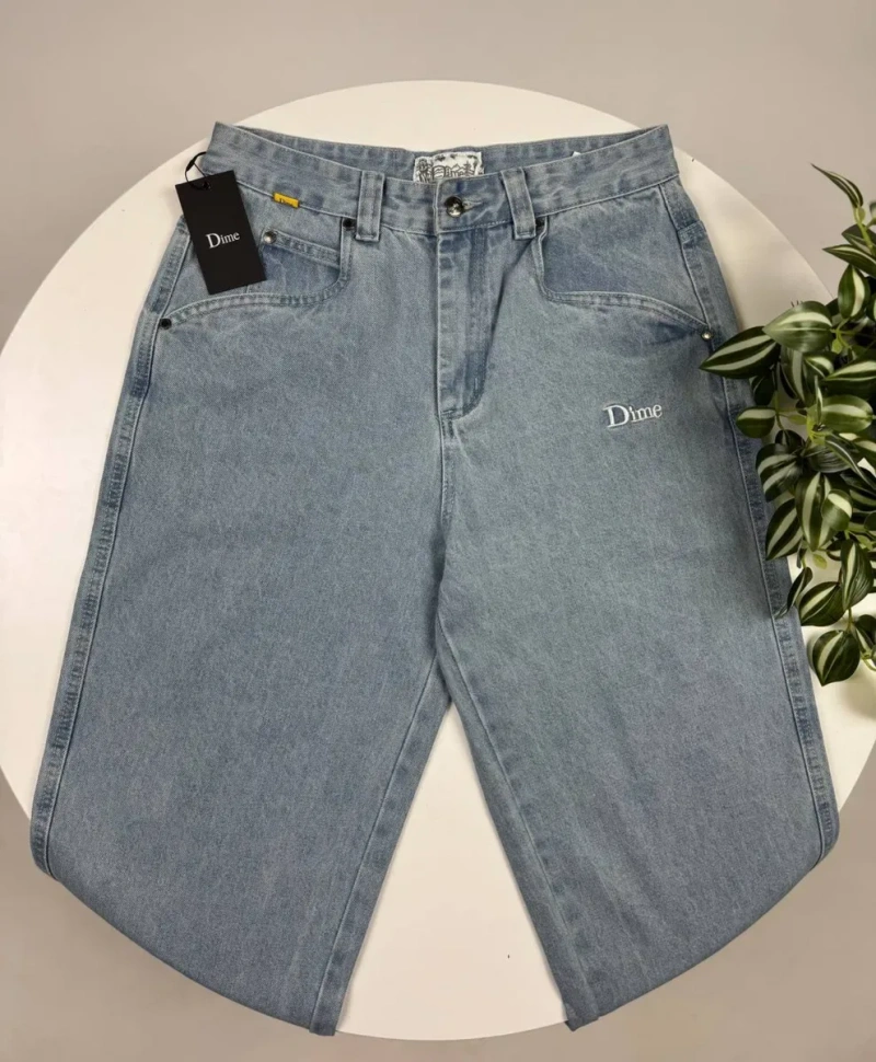 Джинси Dime,широкі джинси дайм,голубі і чорні — фото 5