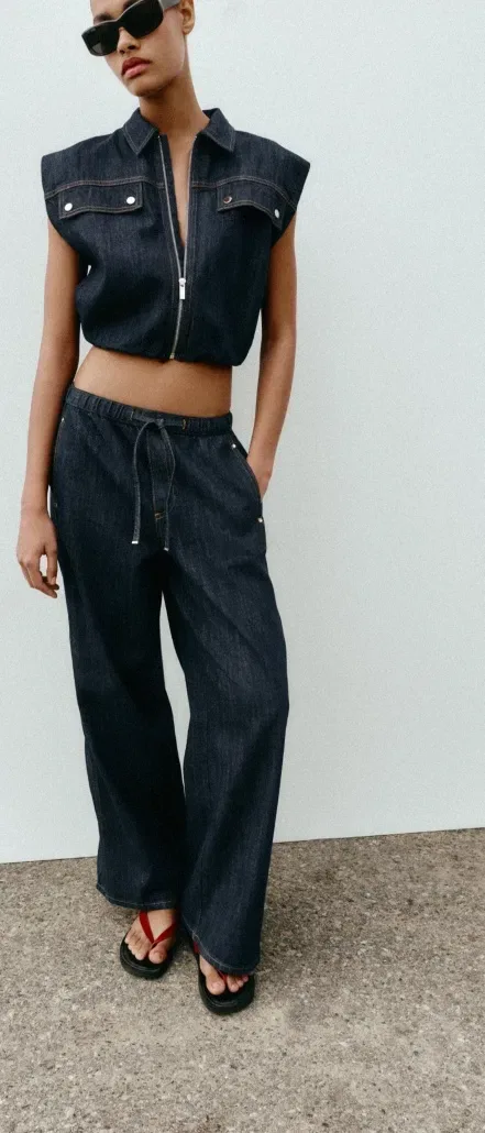 Джинси джогери Zara Z 1975  з високою посадкою L нові в упаковці з бірками — фото 6