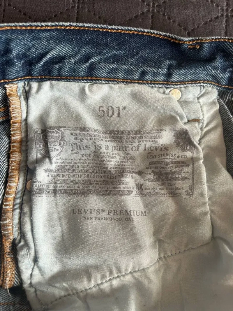 Джинси Levi's модель 501 оригінал. — фото 8