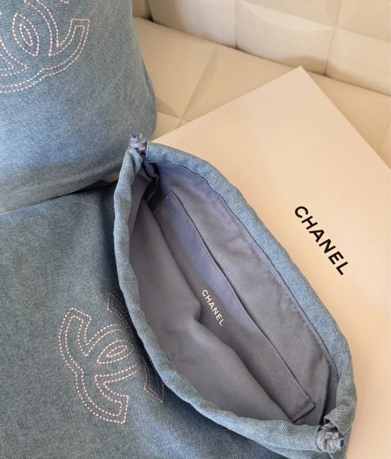 Джинсова косметичка/ органайзер Chanel Denim — фото 3