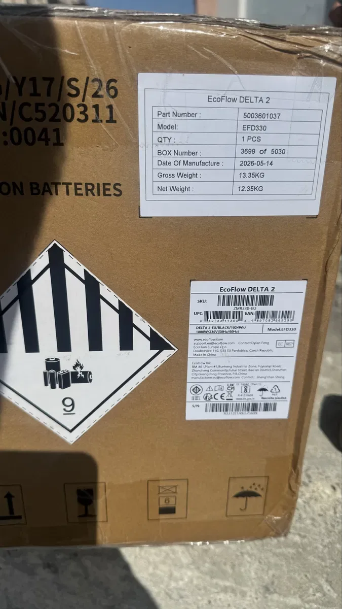 Ecoflow Delta 2 3 EFD330 EFDELTA3 EU Євро Вилка Нова 1800W/1024Wh 680-850€ — фото 2