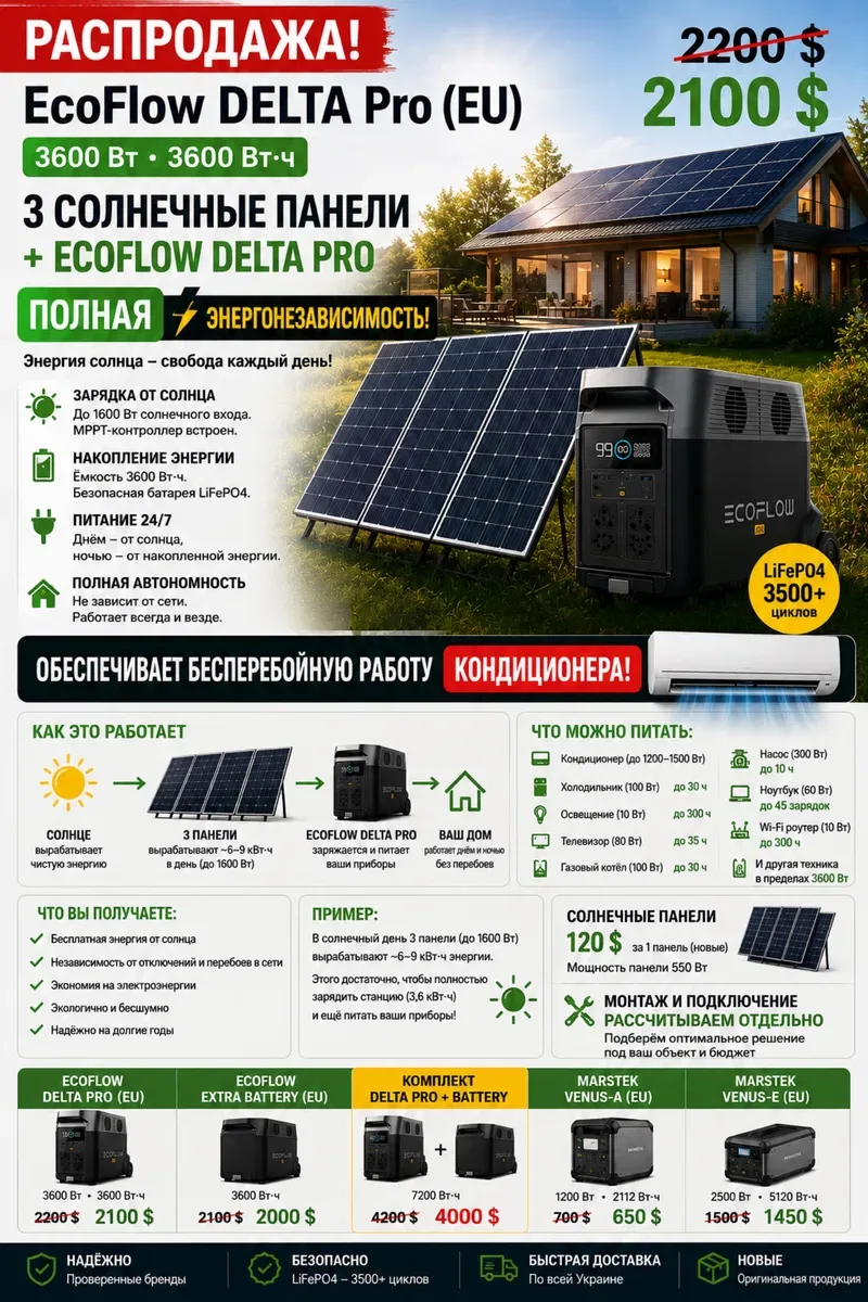 EcoFlow DELTA Pro батарея — фото 4